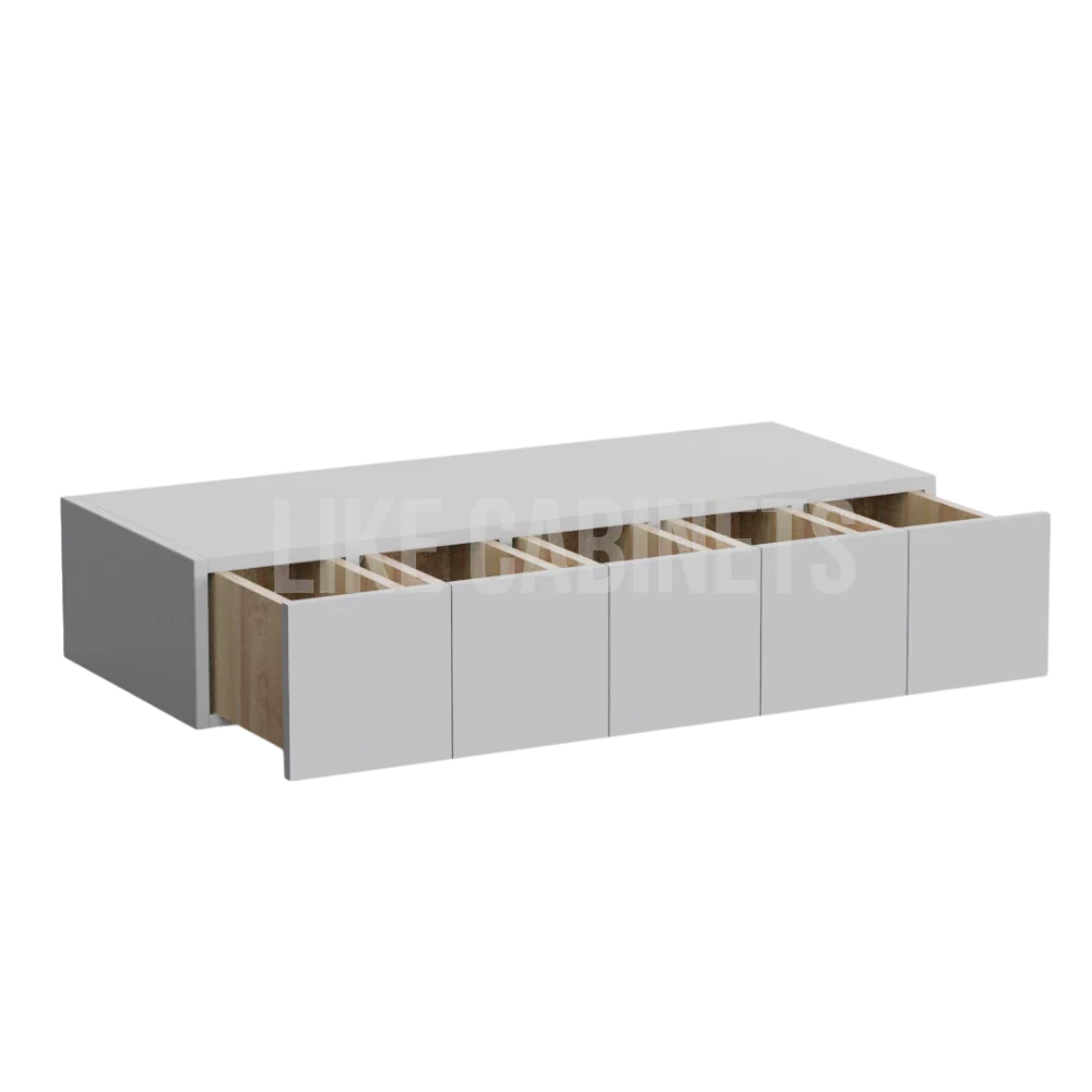 Shaker Gray Wall Spice Drawer