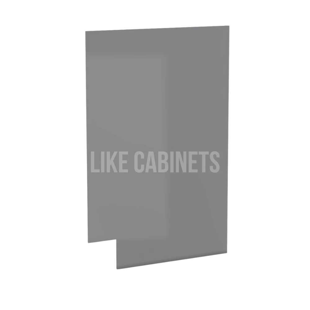 High Gloss Gray Shaker Base Skin Veneer Panel