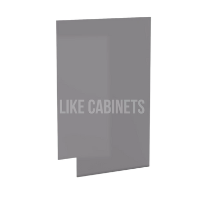 High Gloss Gray Shaker Base Skin Veneer Panel