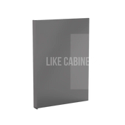 Frameless Gloss Gray Dishwasher Return Panel 3''W Filler