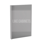 High Gloss Gray Dishwasher Return Panel 3''W Filler