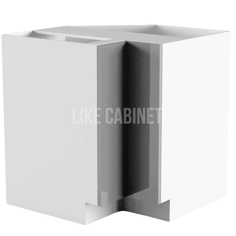 Frameless Gloss Gray Easy Reach Base Cabinet