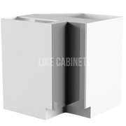 High Gloss Gray Easy Reach Base Cabinet