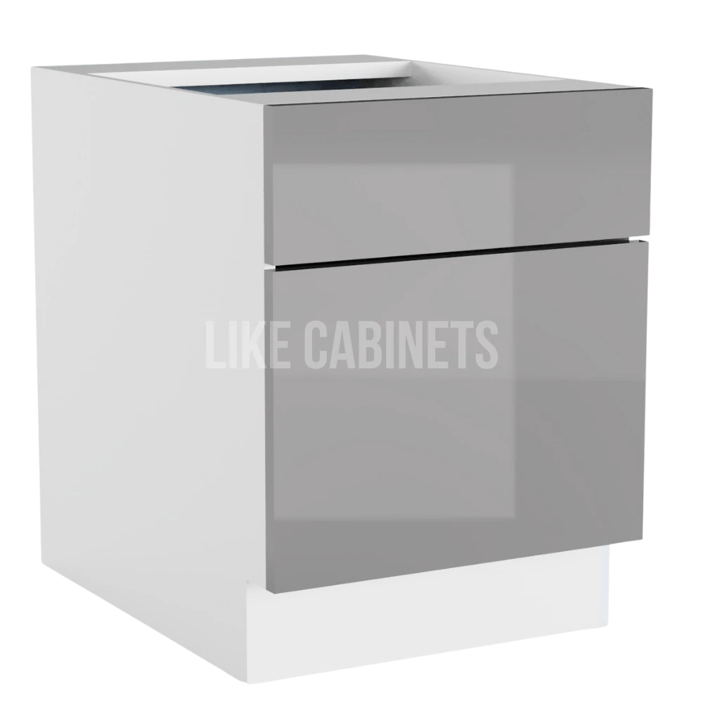 High Gloss Gray MINI Cabinet