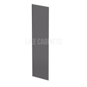 Frameless Gloss Gray Refrigerator End Panel Veneer