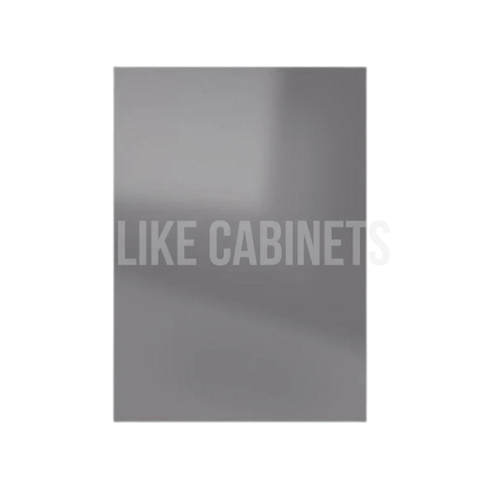 High Gloss Gray Cabinet Sample Door