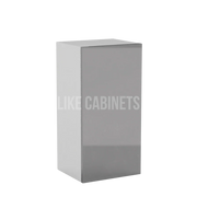 High Gloss Gray 36'' H Single Door Wall Cabinet