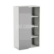 High Gloss Gray 42'' H Wall Blind Corner Cabinet