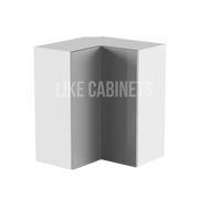 High Gloss Gray Easy Reach Wall Cabinet