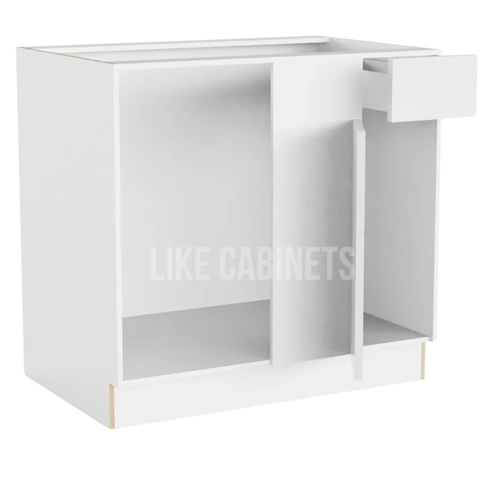 High Gloss White Blind Corner Base Cabinet (L/R interchangeable)