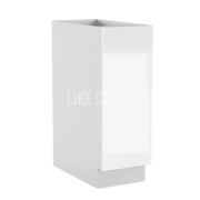 High Gloss White Full Height Single Door Base Cabinet