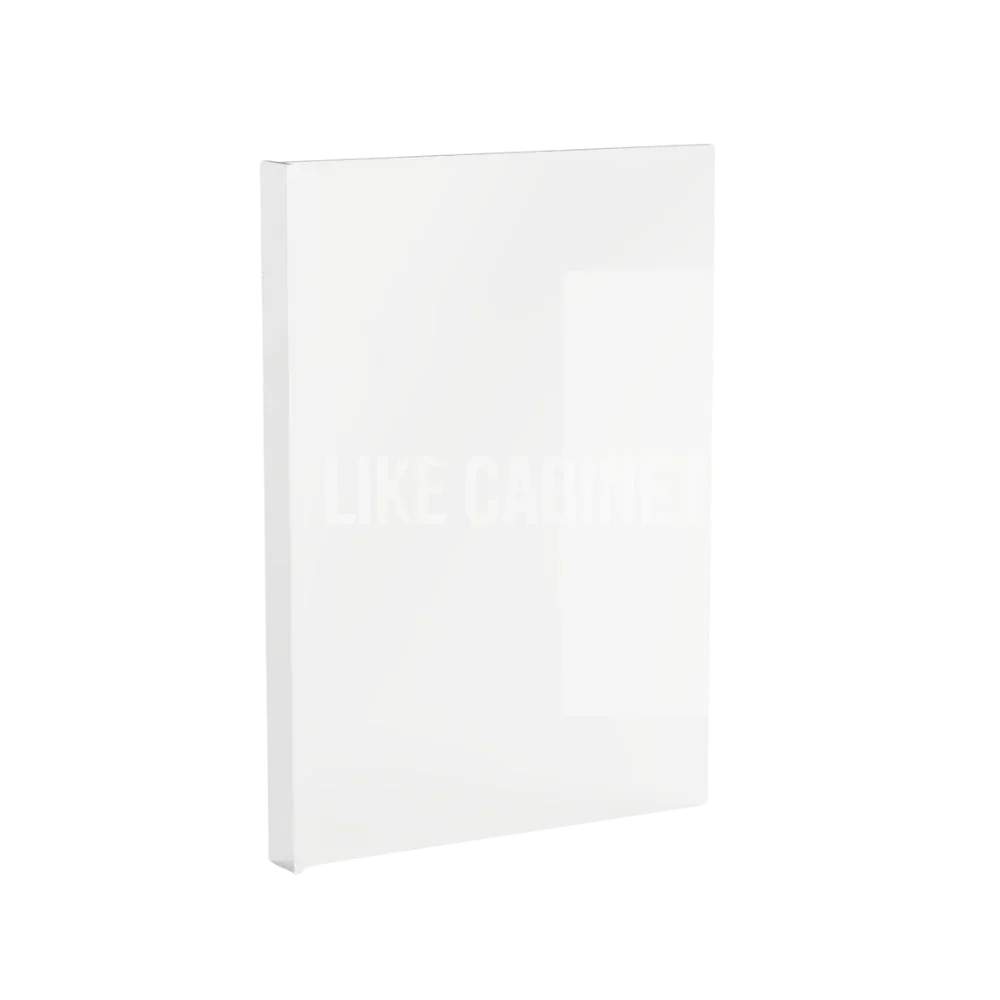 Frameless Gloss White Dishwasher Return Panel 3''W Filler