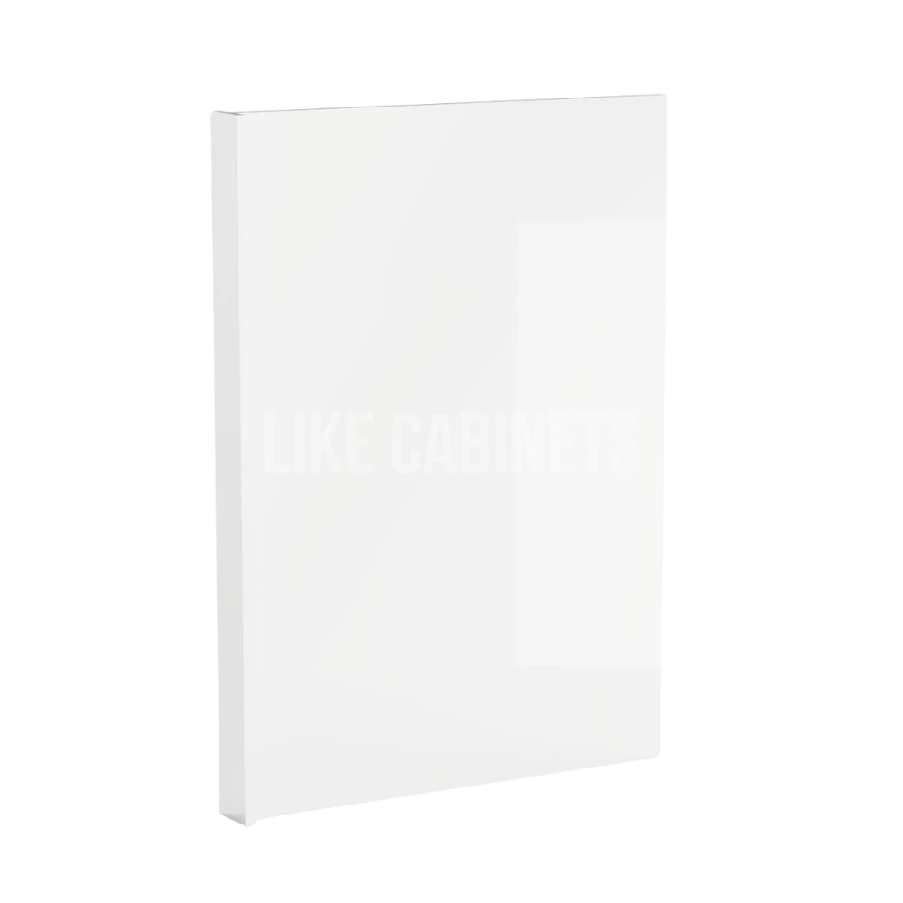 High Gloss White Dishwasher Return Panel 3''W Filler