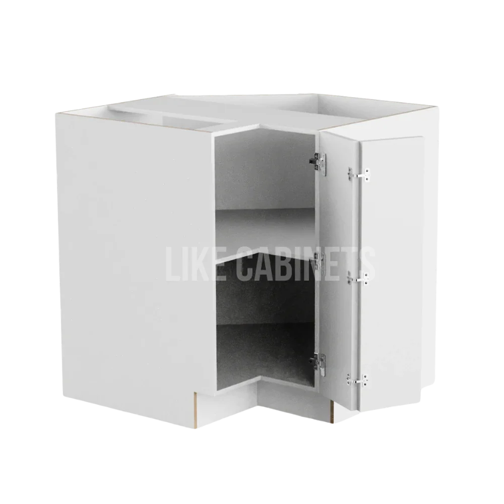 Frameless Gloss White Easy Reach Base Cabinet