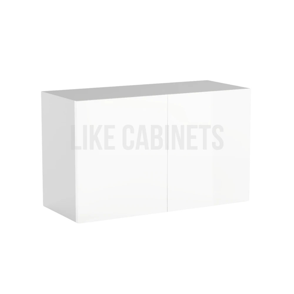 High Gloss White 18'' H Double Door Wall Cabinet