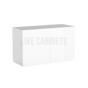 High Gloss White 18'' H Double Door Wall Cabinet