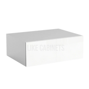 High Gloss White 33'' W Refrigerator Wall Cabinet 24'' Deep