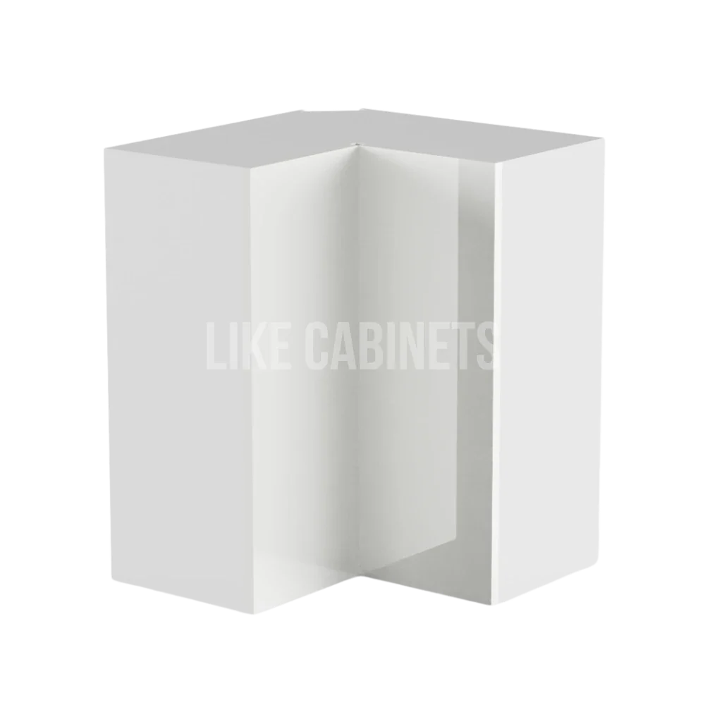 Frameless Gloss White Easy Reach Wall Cabinet