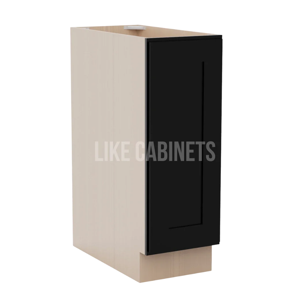Iron Black Base Cabinet Base Cabinet Full Height Door