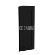 Iron Black Shaker Angle Wall Cabinet