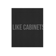 Iron Black Shaker Base Decorative Door Panel