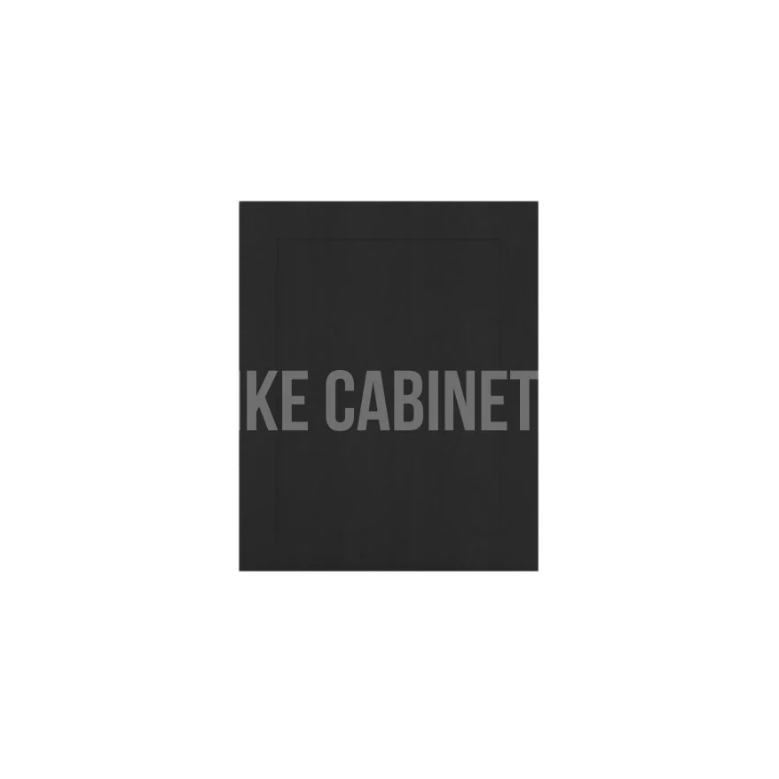 Iron Black Shaker Vanity Decorative Door Panel