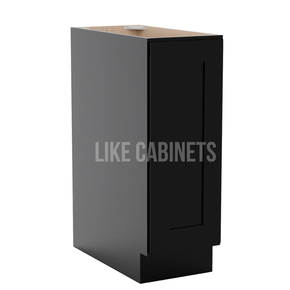 Iron Black Base Cabinet Base Cabinet Full Height Door