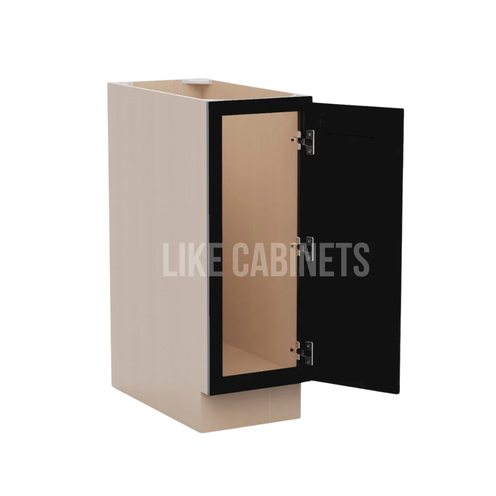 Iron Black Base Cabinet Base Cabinet Full Height Door