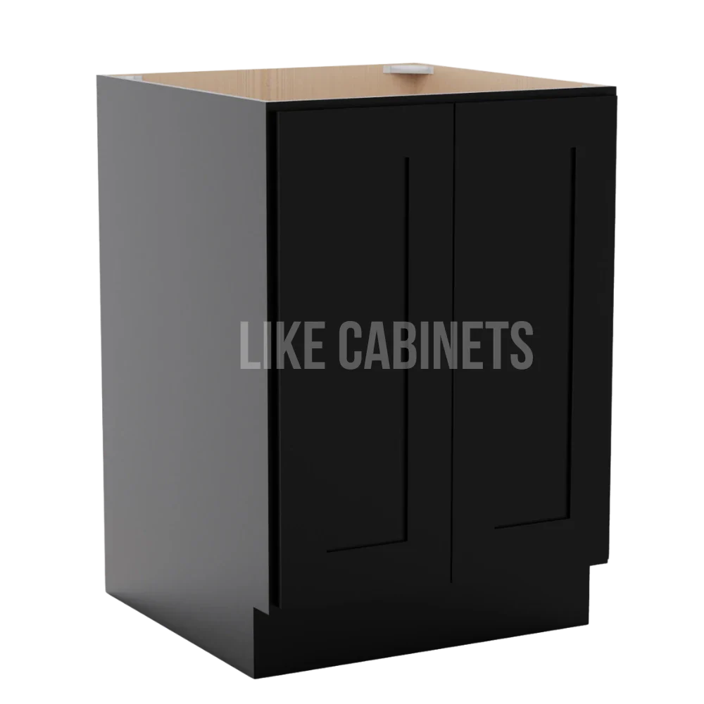 Iron Black Base Cabinet Base Cabinet Full Height Door