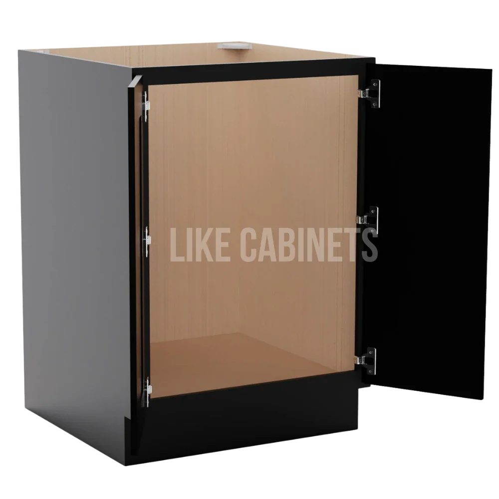 Iron Black Base Cabinet Base Cabinet Full Height Door