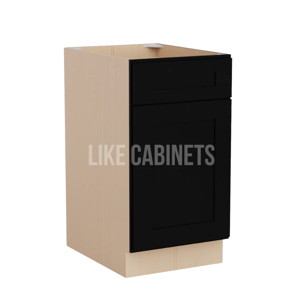 Iron Black Trash Base Cabinet