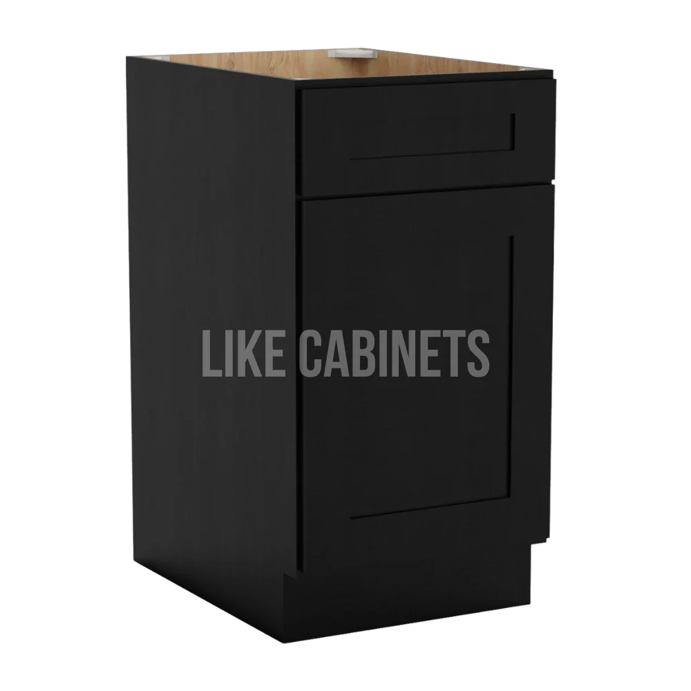 Iron Black Trash Base Cabinet