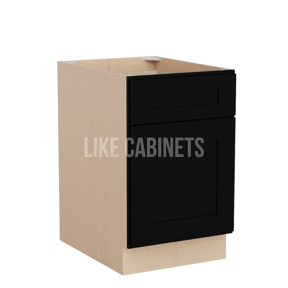 Iron Black Document File Base Cabinet