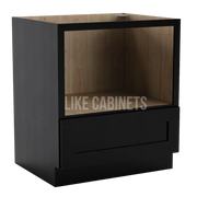 Iron Black Microwave Base Cabinet