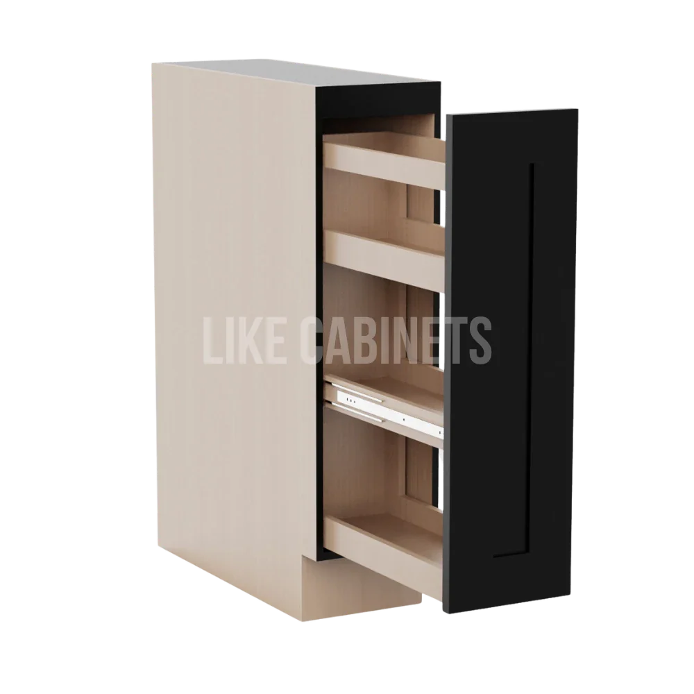 Iron Black Spice Pull Base Cabinet