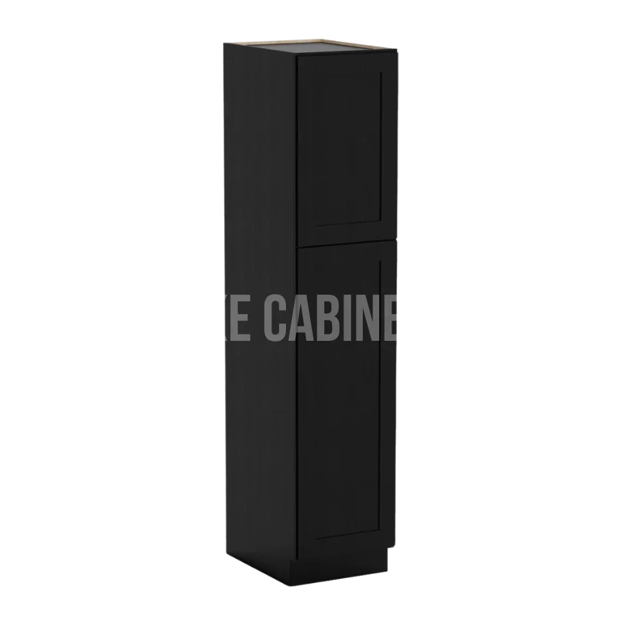 Iron Black 18'' W Utility Pantry Cabinet