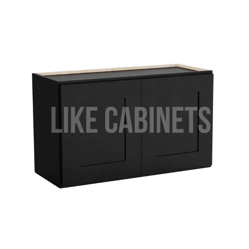 Iron Black 18'' H Double Door Wall Cabinet