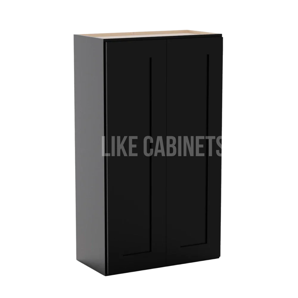 Iron Black 24″ Diagonal Corner Wall Cabinet