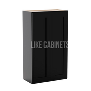 Iron Black 24″ Diagonal Corner Wall Cabinet