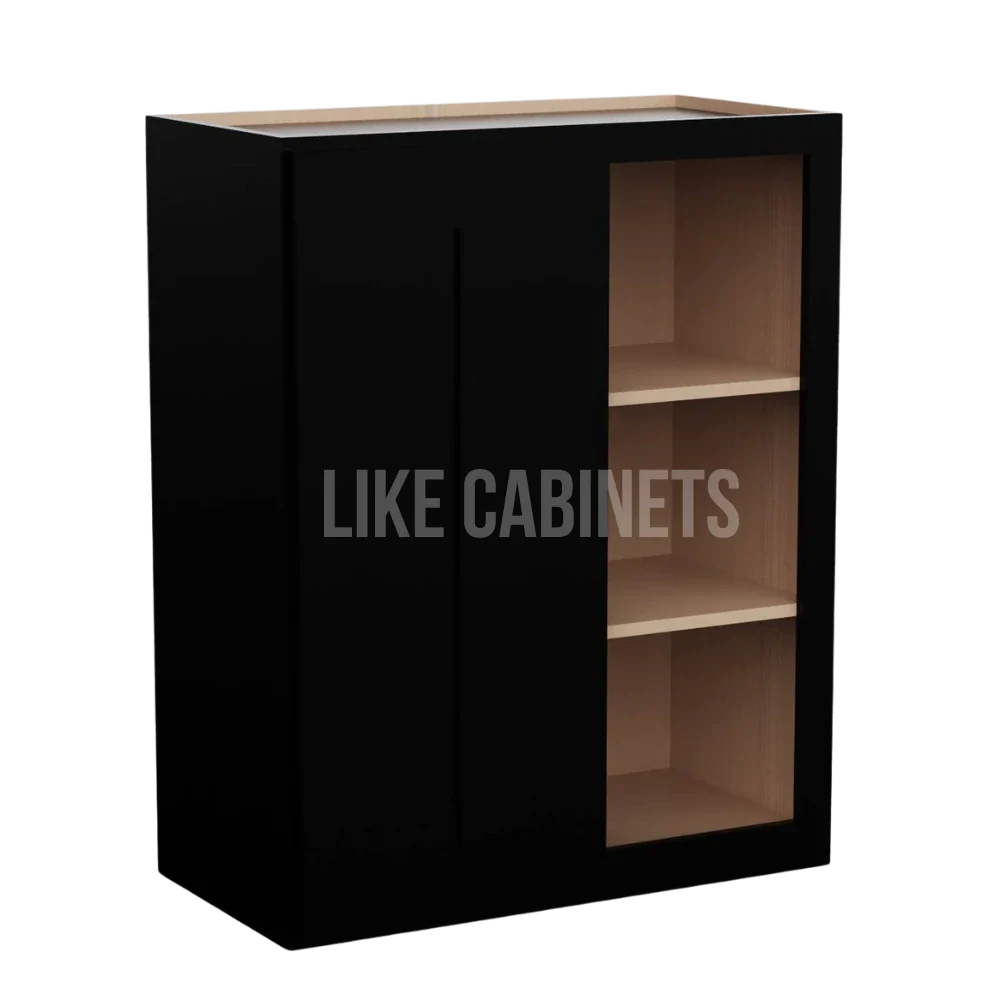 Iron Black 30'' H Wall Blind Cabinet