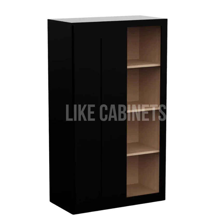 Iron Black 42'' H Wall Blind Corner Cabinet