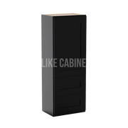 Iron Black 18''W Wall Cabinets With 2 Drawers