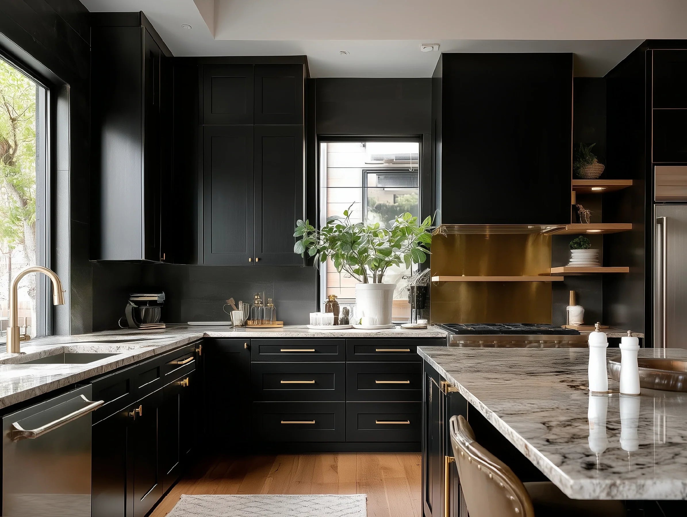 Iron Black Shaker Tall Decorative Door Panel