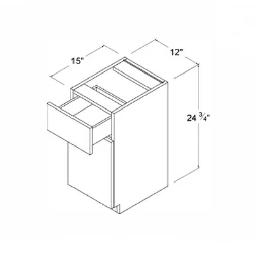 Slim Dove White MINI Base Cabinet
