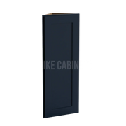 Navy Blue Shaker Angle Wall Cabinet