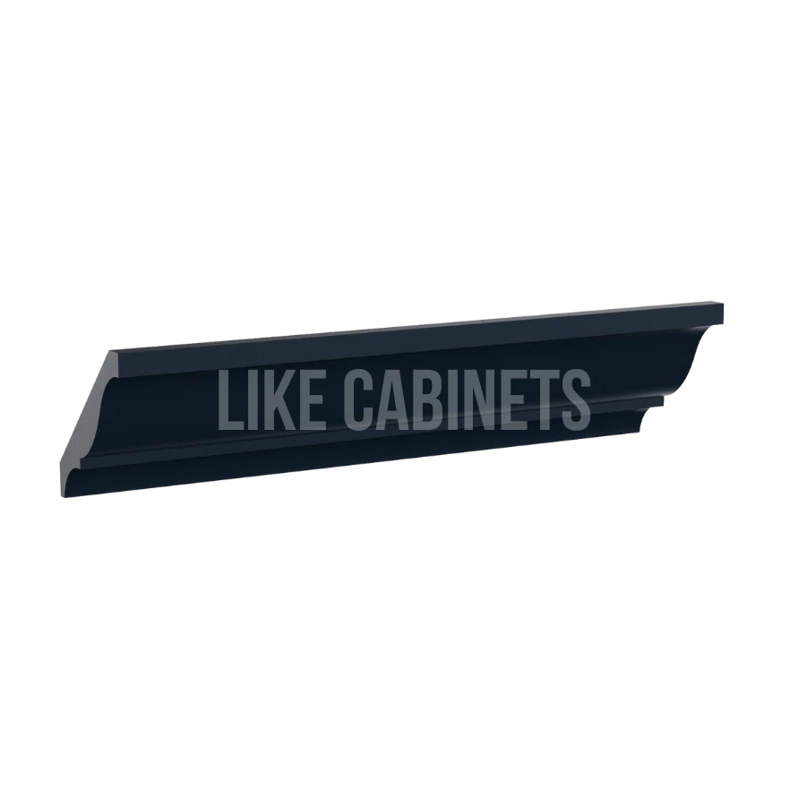 Navy Blue Shaker Cabinet Decorative Moulding