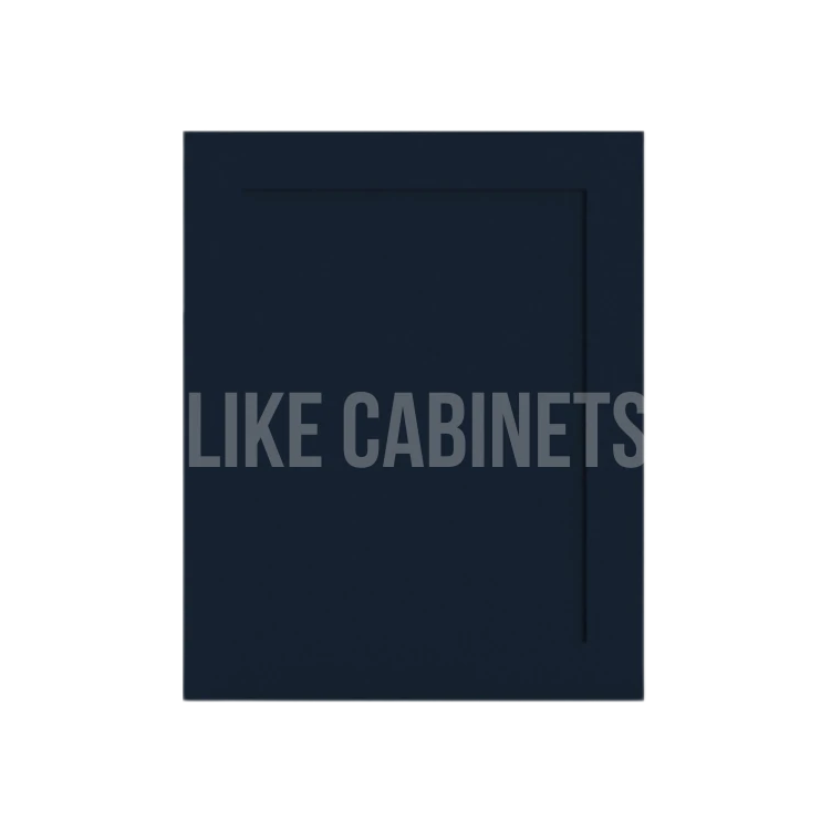 Navy Blue Shaker Vanity Decorative Door Panel