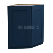 Navy Blue Shaker Base End Cabinet