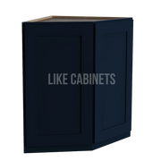 Navy Blue Shaker Base End Cabinet