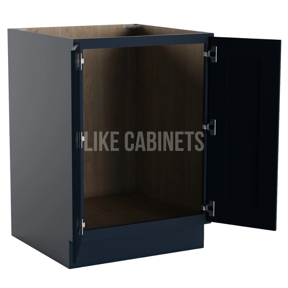 Navy Blue Base Cabinet Full Height Door